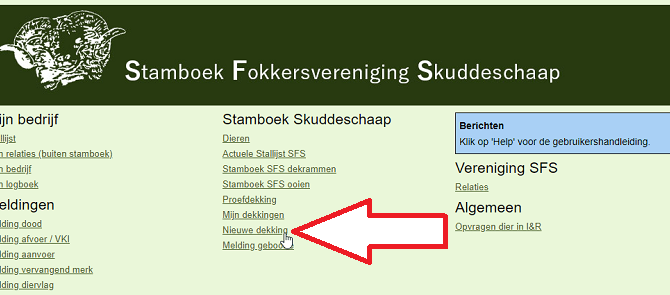 Dekking registreren