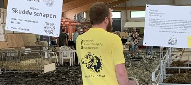 Bij de Dag van het Schaap zonder stand